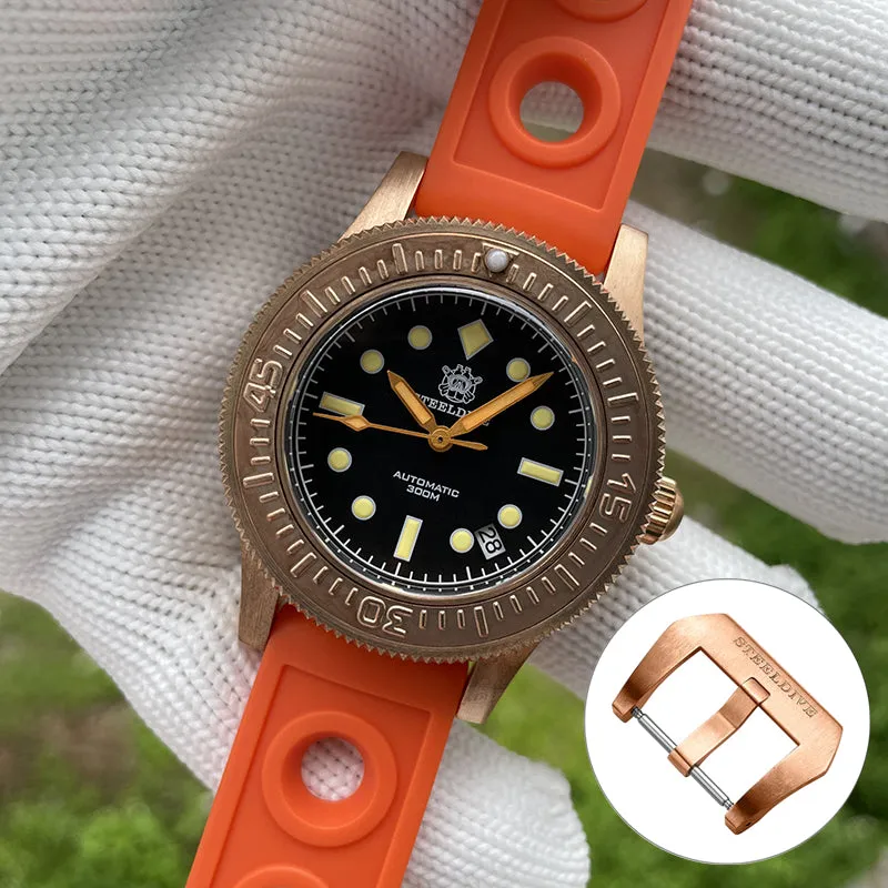Steeldive SD1952S Bronze 50-Fathoms Diver Watch