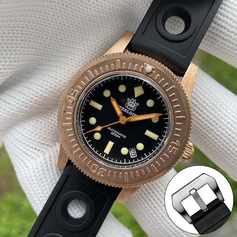Steeldive SD1952S Bronze 50-Fathoms Diver Watch