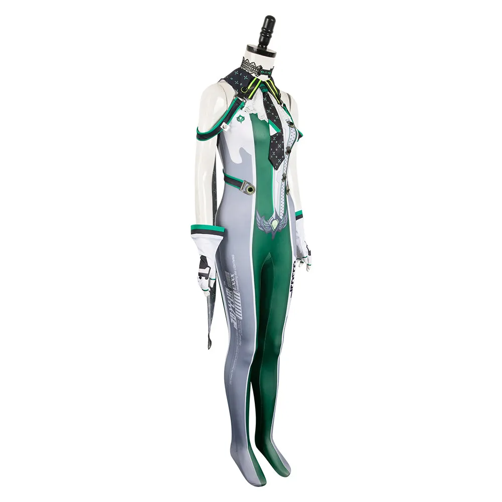 Stellar Blade Eve Planet Diving Suit(7th) Green Jumpsuit Cosplay Costume Outfits