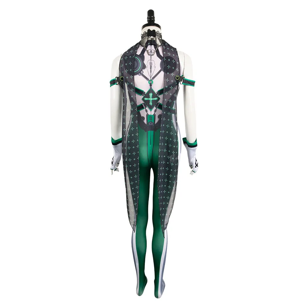 Stellar Blade Eve Planet Diving Suit(7th) Green Jumpsuit Cosplay Costume Outfits