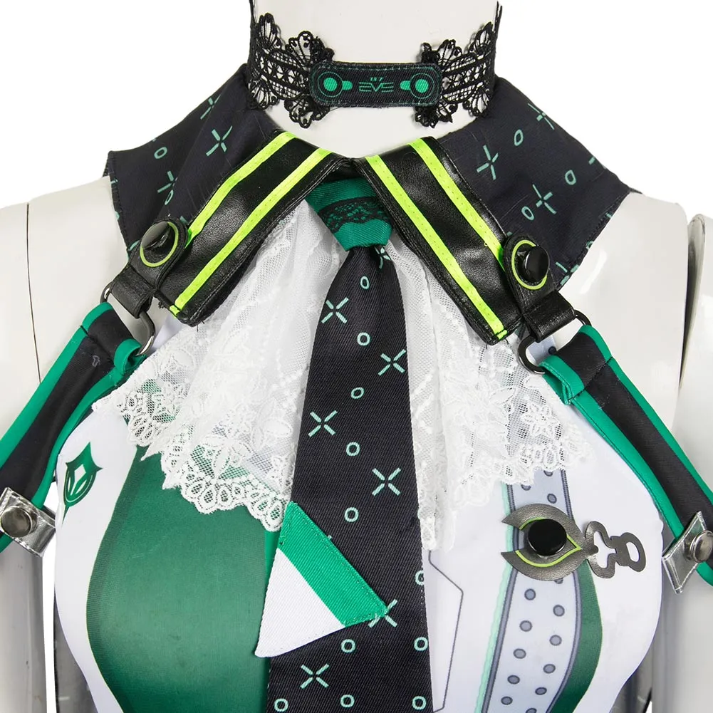 Stellar Blade Eve Planet Diving Suit(7th) Green Jumpsuit Cosplay Costume Outfits