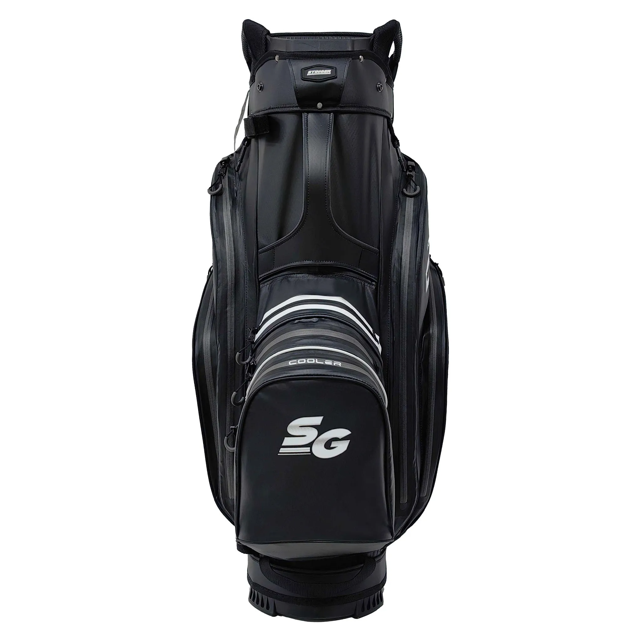 Stinger Waterproof Golf Bag Version 2 - Black/Grey