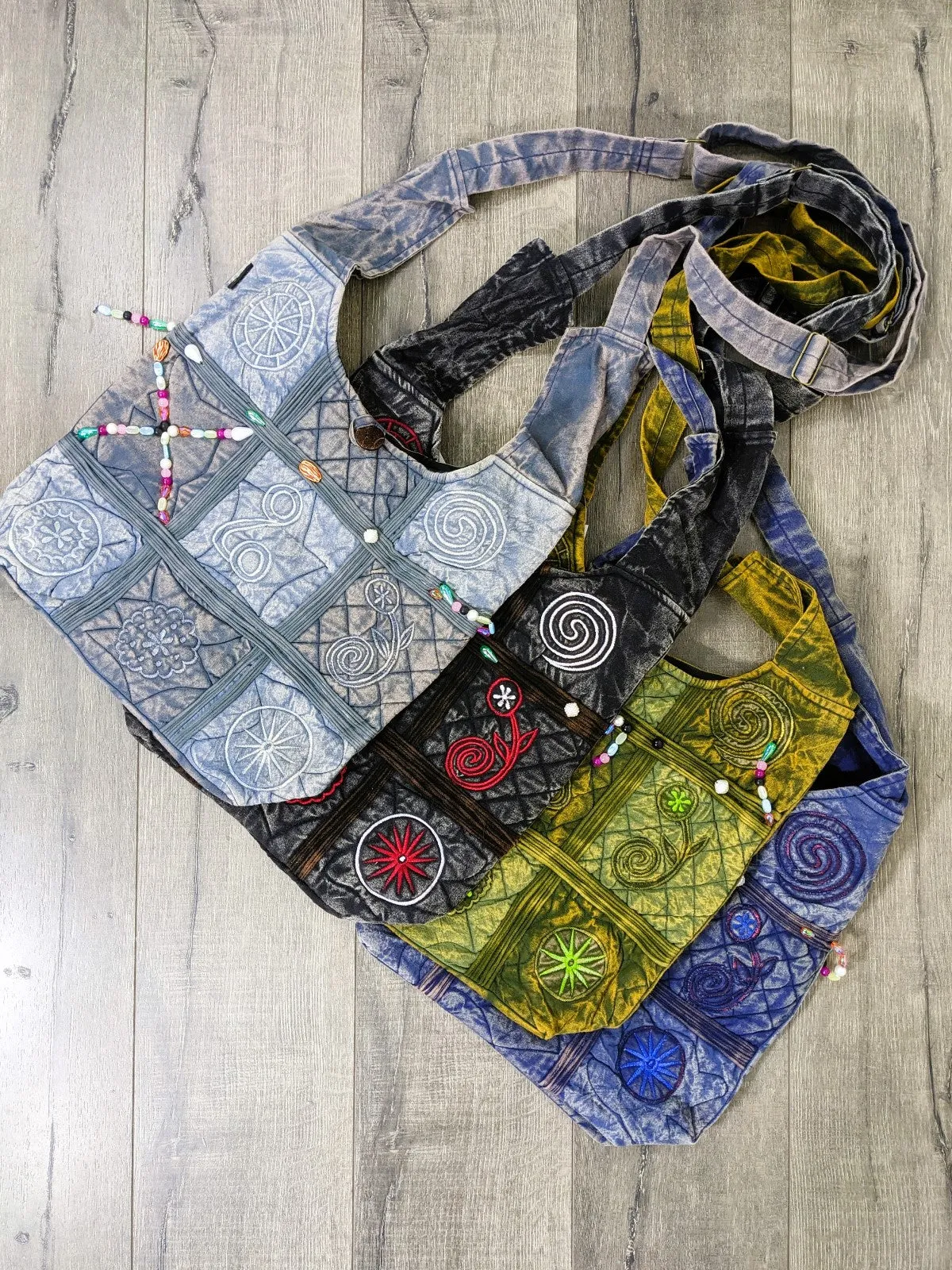 Stonewash Patch Bag
