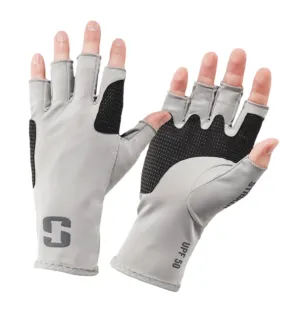 STRIKER CASTING UPF FINGERLESS GLOVES - GREY