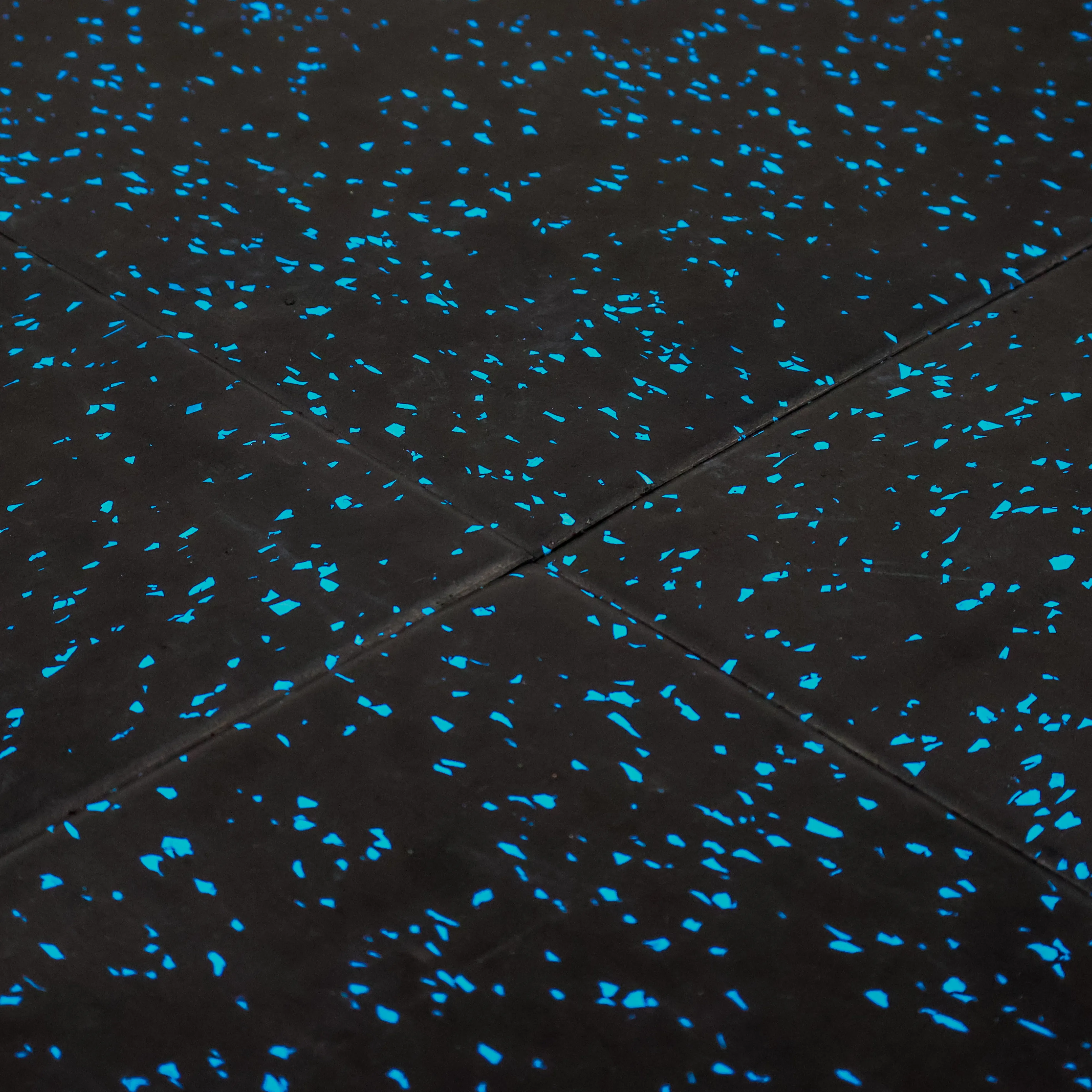 Studio Gym Flooring 20mm 500x500 Blue Fleck