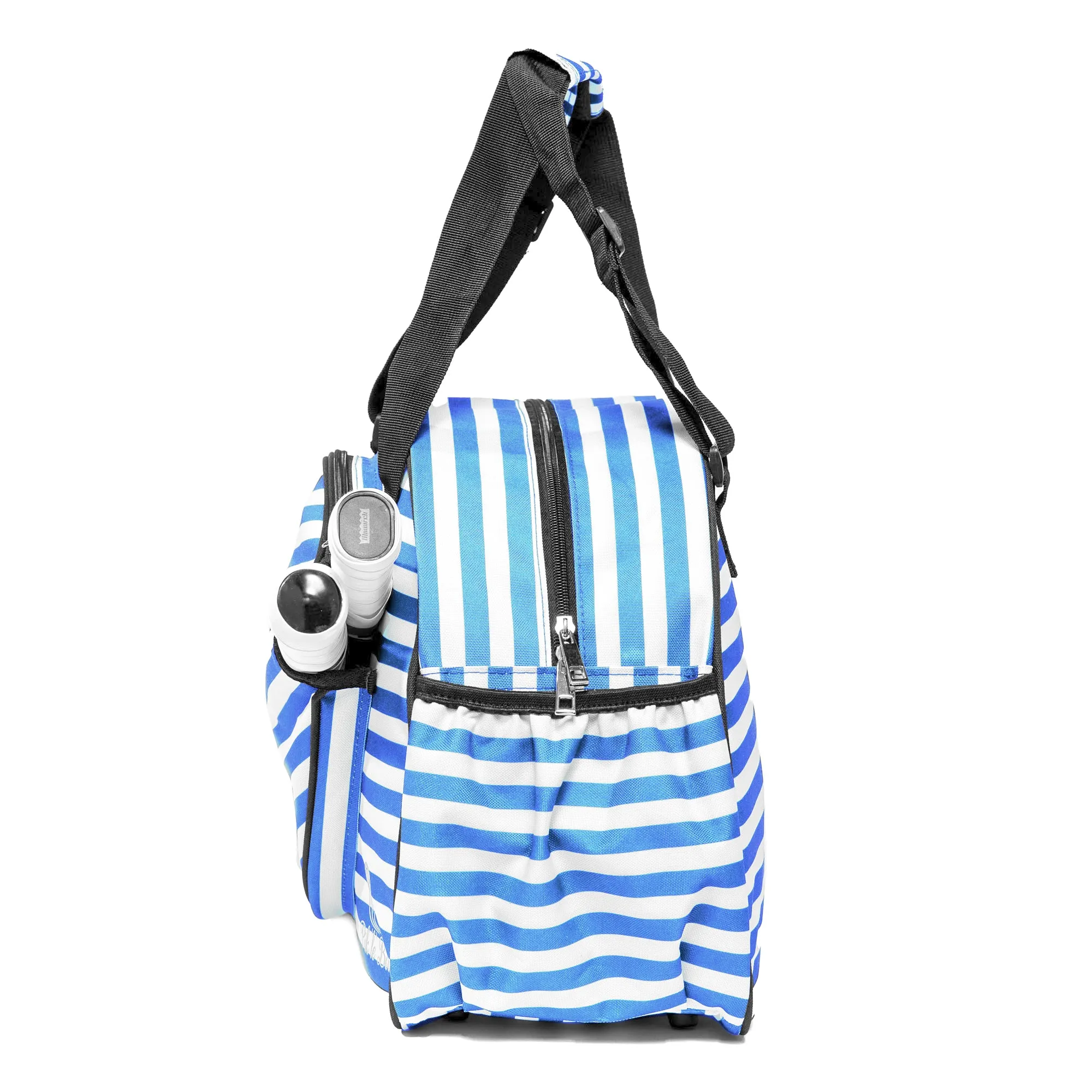 Stylish Stripe Blue Sport Premium Women's Pickleball Bag