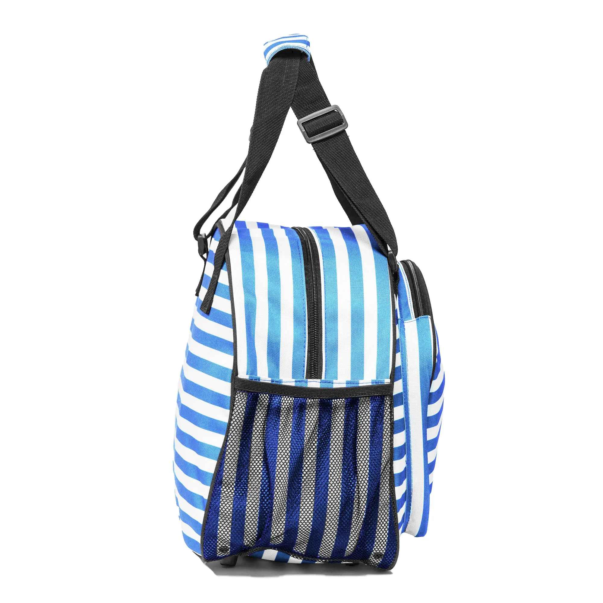 Stylish Stripe Blue Sport Premium Women's Pickleball Bag