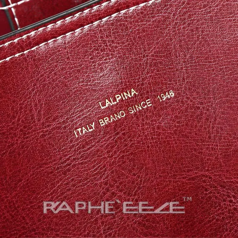Stylish Tweed Bags for Women - Wine Red Medium Size