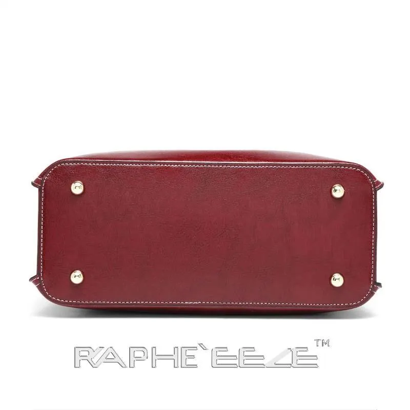 Stylish Tweed Bags for Women - Wine Red Medium Size