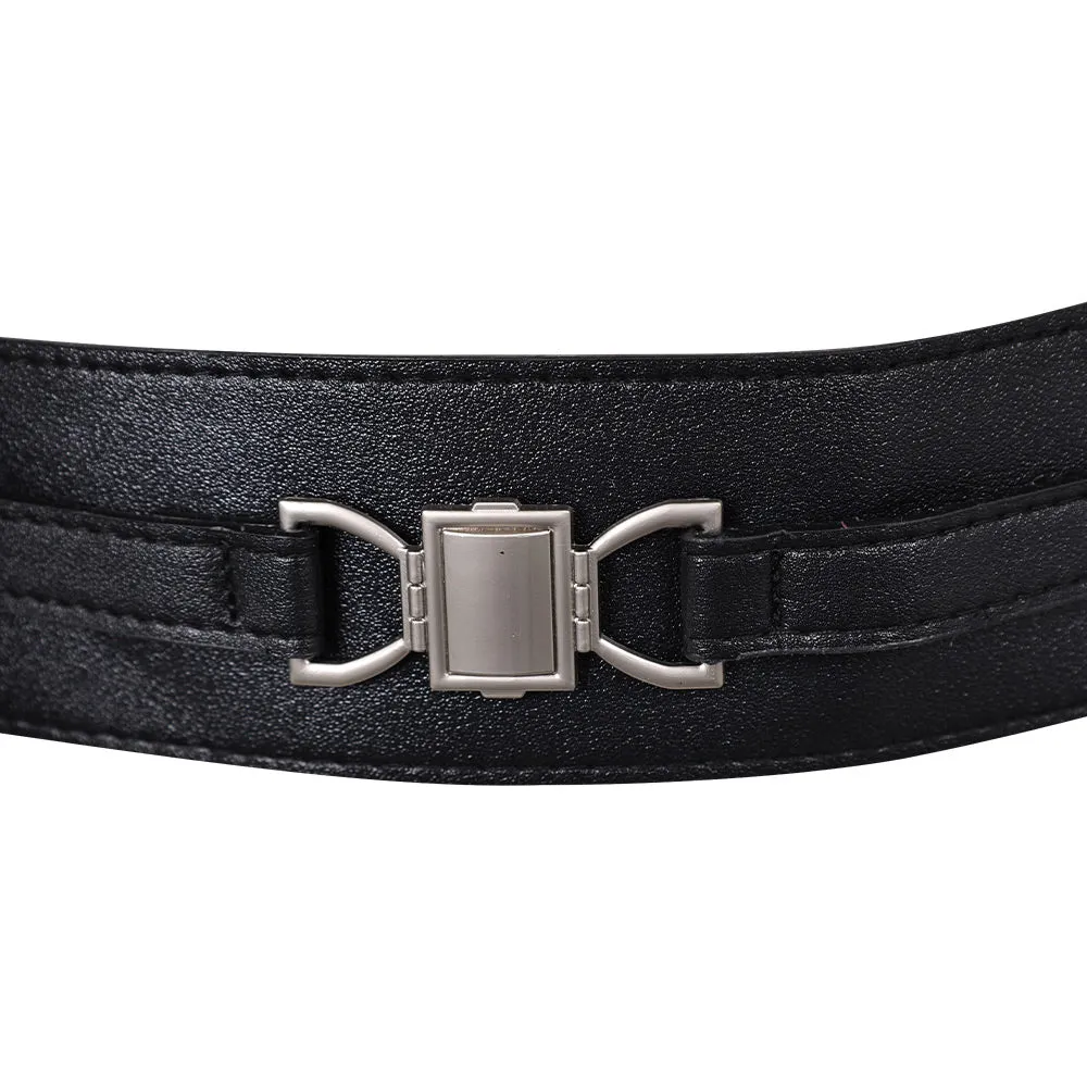 SW Jedi Cosplay Black Belt Waistband Halloween Carnival Costume Accessories Props