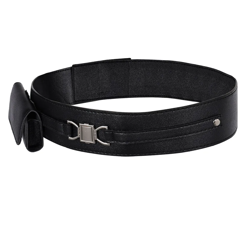 SW Jedi Cosplay Black Belt Waistband Halloween Carnival Costume Accessories Props