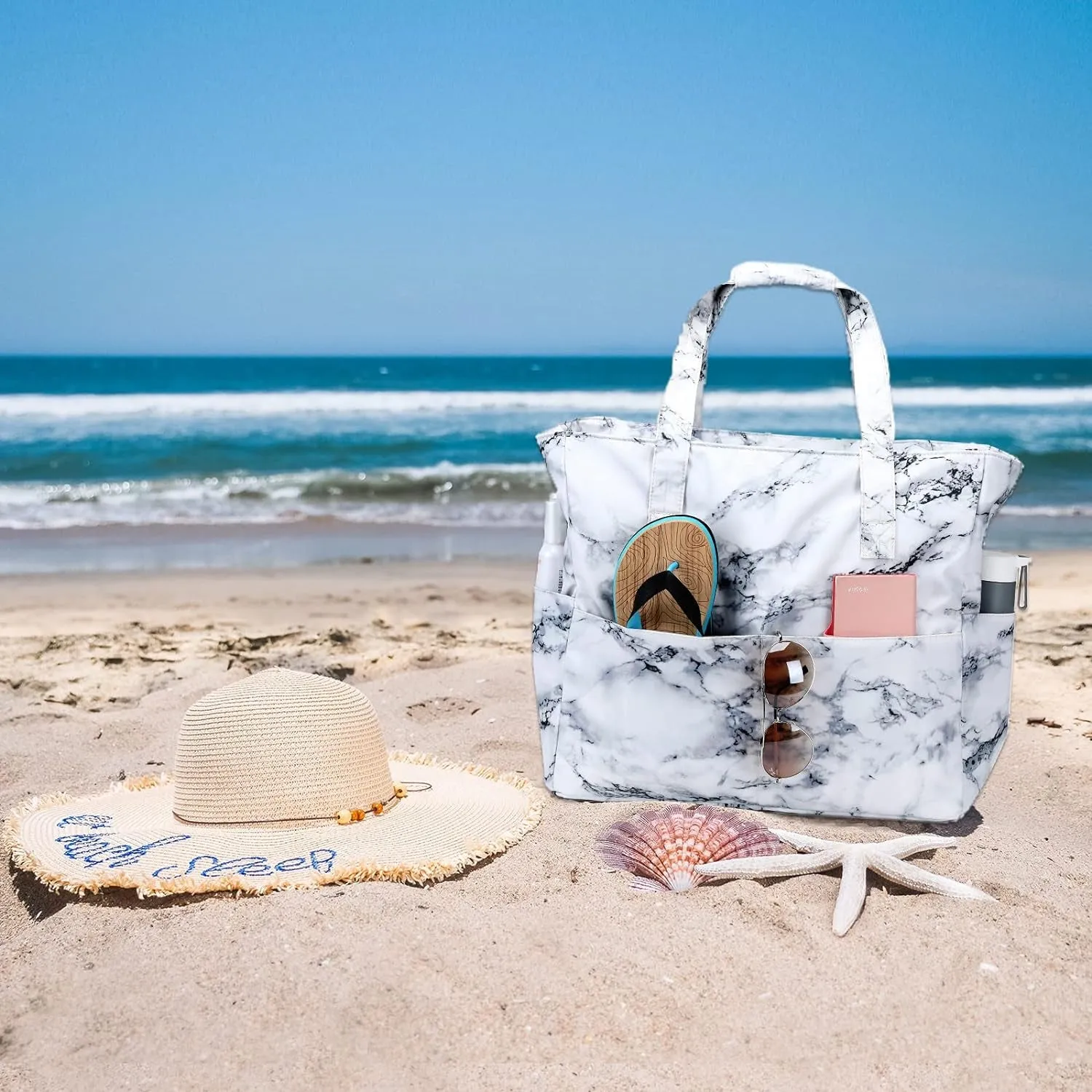 Swim, Tote, and Stay Dry: The Ultimate Beach Escape Bag for Aquatic Adventures!