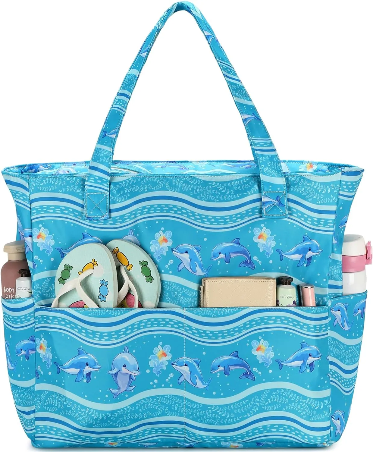 Swim, Tote, and Stay Dry: The Ultimate Beach Escape Bag for Aquatic Adventures!