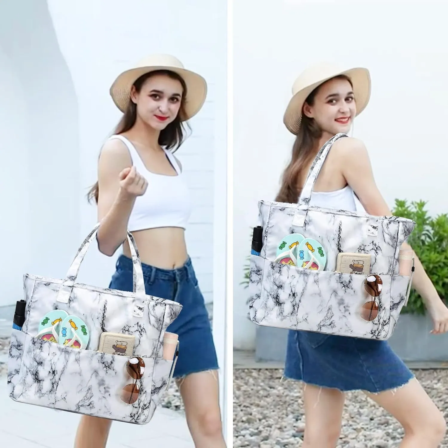 Swim, Tote, and Stay Dry: The Ultimate Beach Escape Bag for Aquatic Adventures!