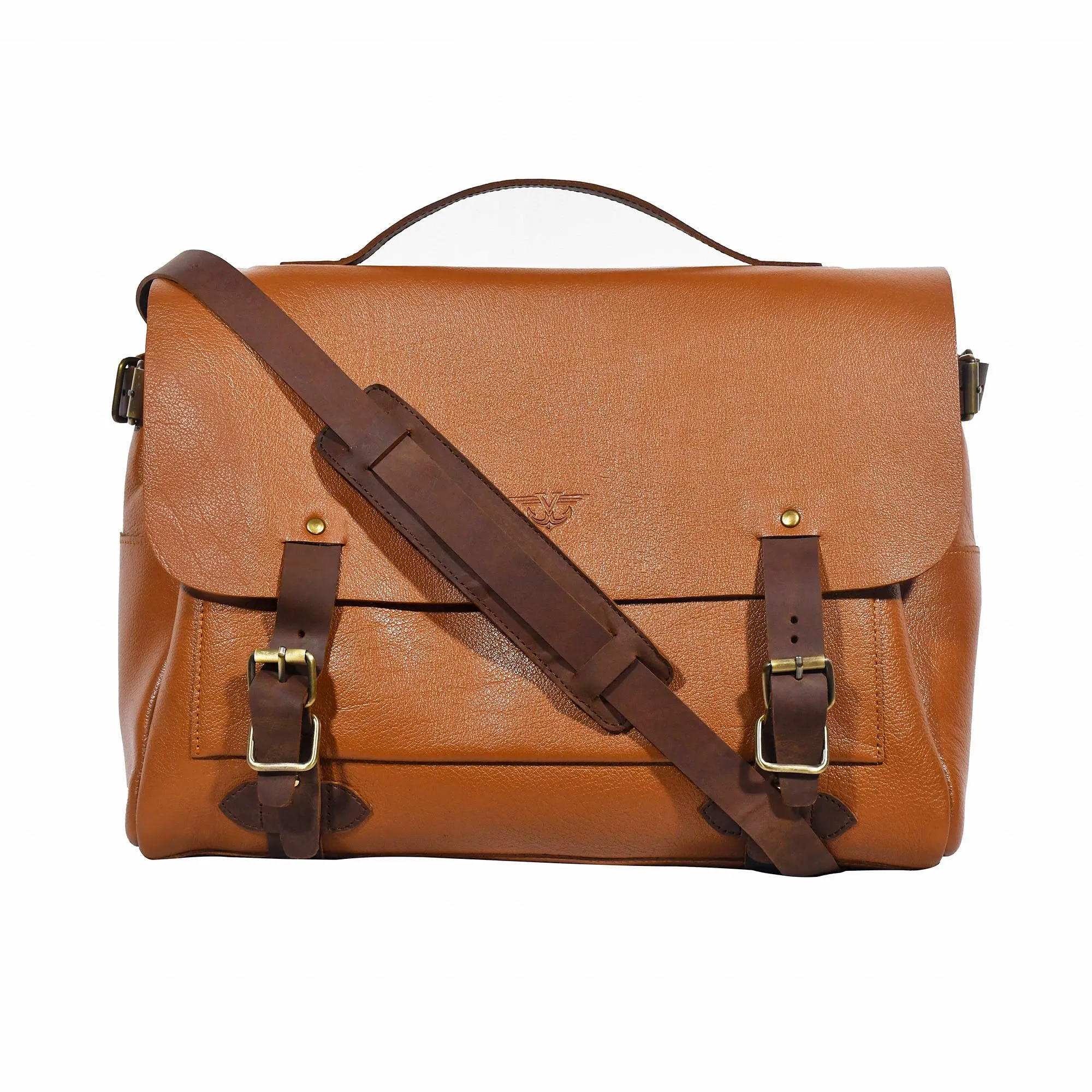 Tan Alpha Messenger Bag