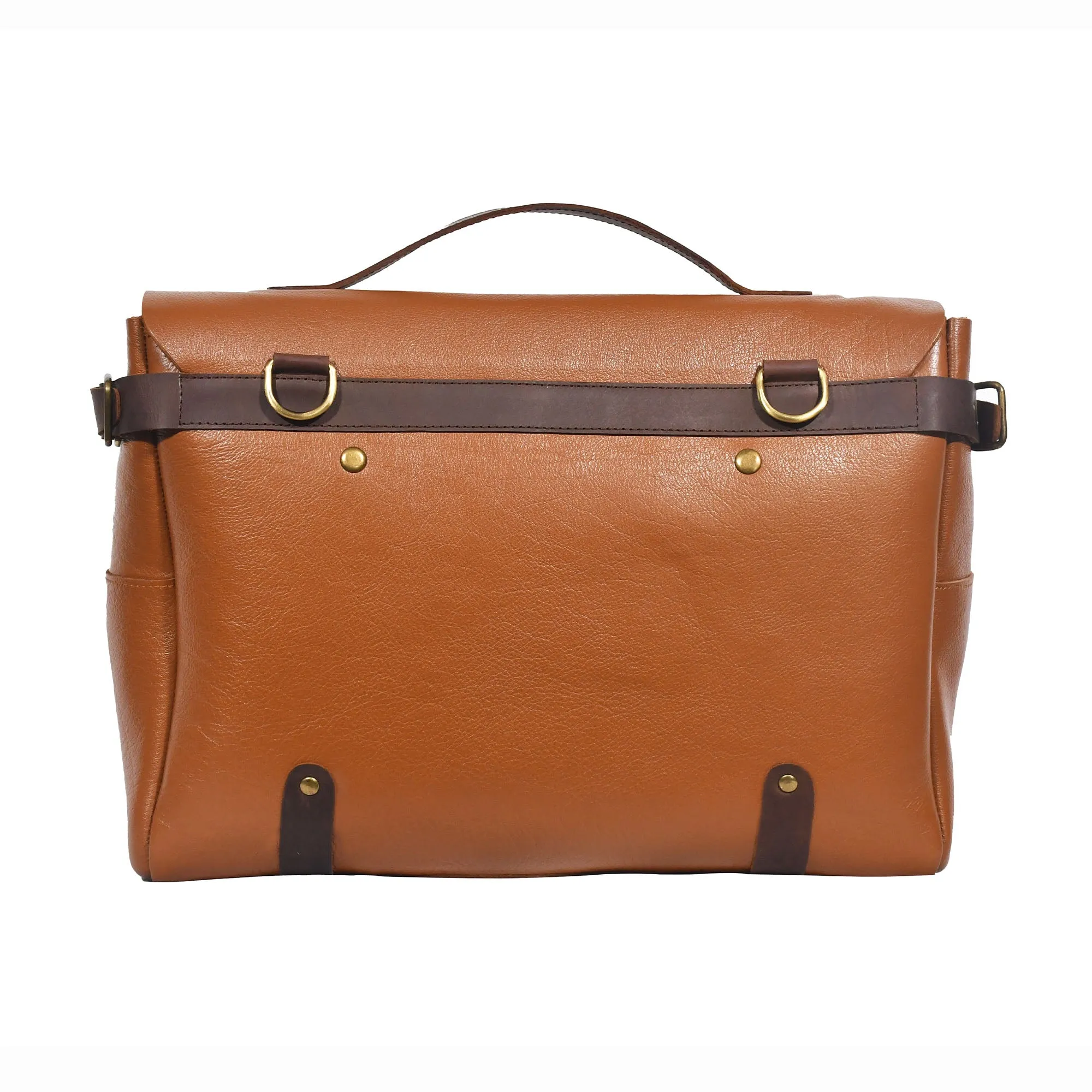 Tan Alpha Messenger Bag