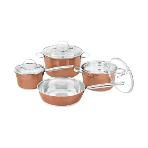 Taste Cleo 7 Piece Stainless Steel Cookware Set