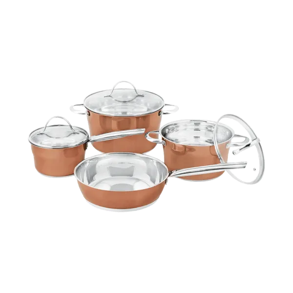 Taste Cleo 7 Piece Stainless Steel Cookware Set