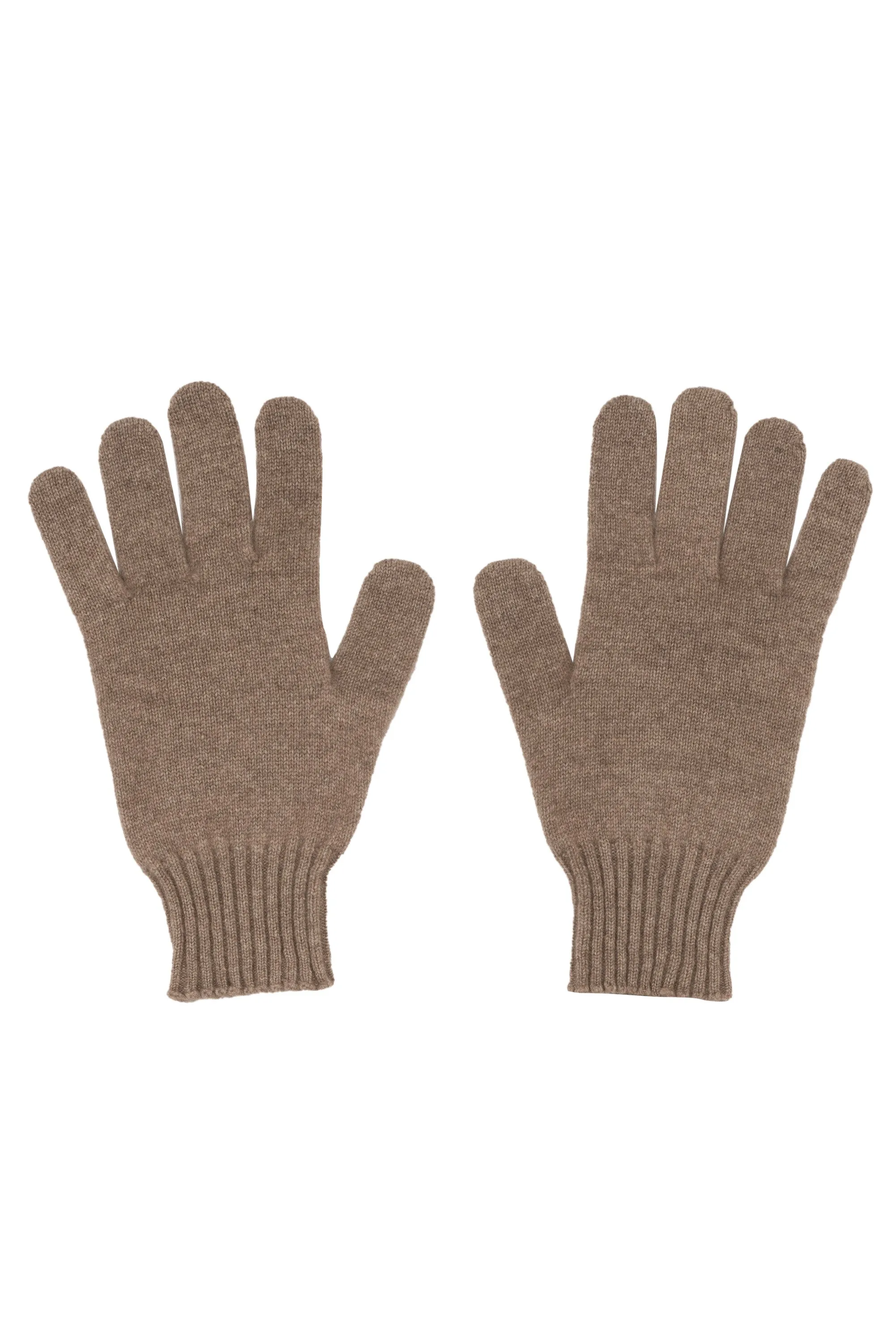 Taupe 100% Cashmere Men's Gloves