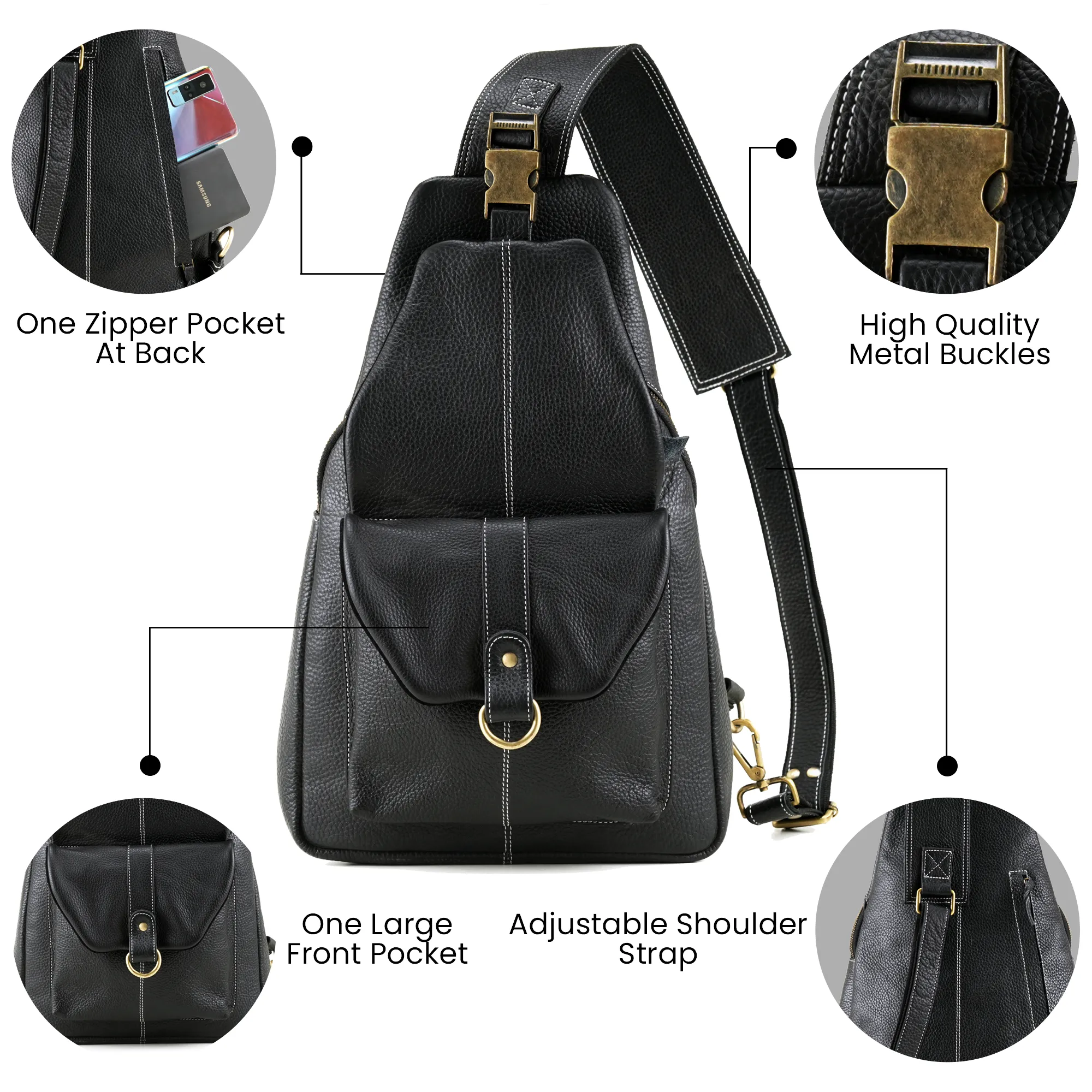 The Sleek Swing Black