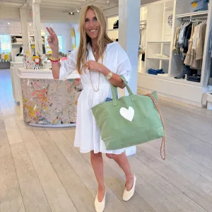 The Tote Imperfect Heart - Olive Green
