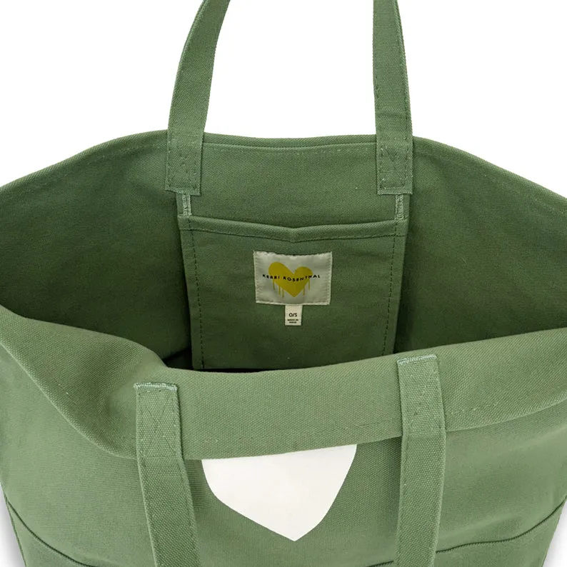The Tote Imperfect Heart - Olive Green