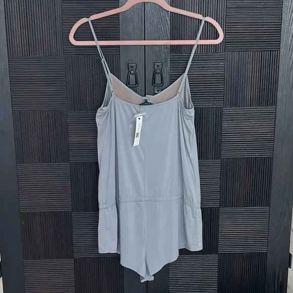Theory Romper Onesie Pajama Loungewear Modal Large