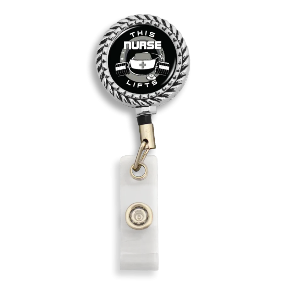 This Nurse Lifts Badge Reel