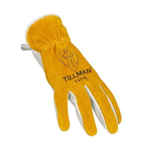 Tillman 1414 Top Grain/Split Cowhide Back Leather Drivers Glove