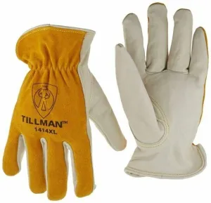 Tillman 1414 Top Grain/Split Cowhide Back Leather Drivers Glove