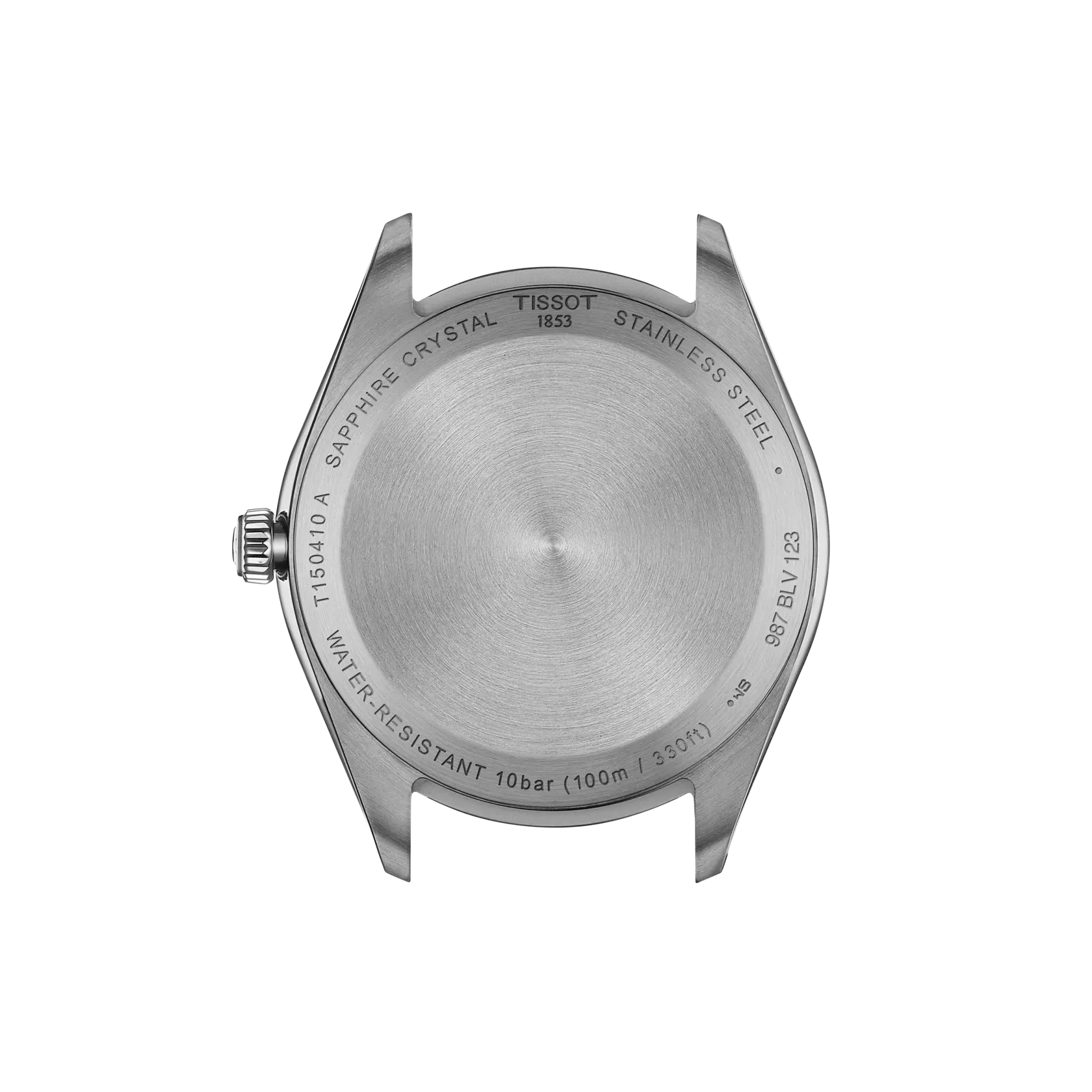 Tissot Clock Pr 100 41mm Black Quartz Steel T150.410.16.051.00