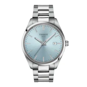 Tissot PR 100 (40mm) Stainless Steel Ice Blue Dial Watch