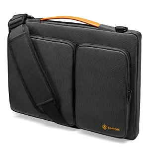tomtoc 360 Protective Laptop Shoulder Bag for 13-inch MacBook Air 2018-2021 M1/A2337 A2179, MacBook Pro 13.3 2016-2021 M1/A2338 A2251, 12.3 Surface Pro 8/X/7 /7/6/5, Waterproof Notebook Case Sleeve