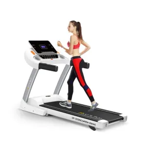 TONING® Automatic Treadmill 3HP AC Motor LP-333AC Semi Commercial Treadmill with Extra Suspension Technology-White and Black, Further Any Inquiry 8447-417-417