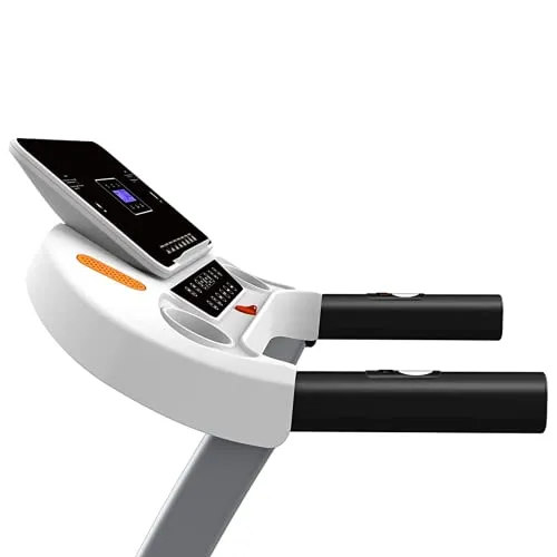 TONING® Automatic Treadmill 3HP AC Motor LP-333AC Semi Commercial Treadmill with Extra Suspension Technology-White and Black, Further Any Inquiry 8447-417-417