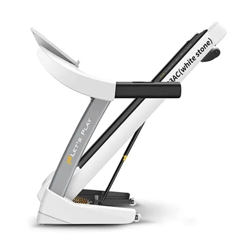 TONING® Automatic Treadmill 3HP AC Motor LP-333AC Semi Commercial Treadmill with Extra Suspension Technology-White and Black, Further Any Inquiry 8447-417-417
