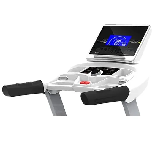 Toning® Automatic Treadmill 3.HP AC Motor (Peak 6 HP) LP-200AC Semi Commercial Treadmill with Extra Suspension Technology, Auto Inclination, 7" LCD Display (White)