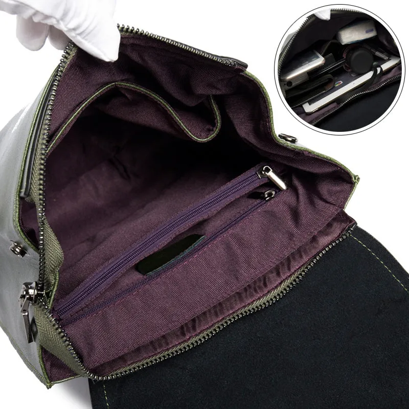 Top Grain Leather Backpack Women City Backpack Natural Cowhide Leather Travel Backpack Stylish Shoulder Bag Christmas Gift SX2612-1