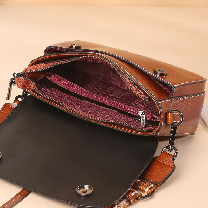 Top Grain Leather Croc Embossed Crossbody Bag Women Leather Shoulder Bag Vintage Style Natural Cowhide Messenger Bag Christmas Gift For Her SX2318