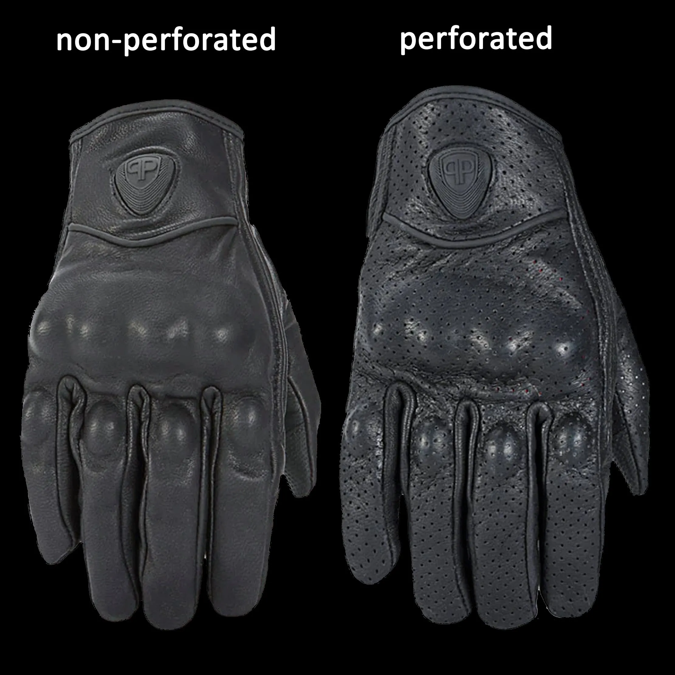 Touchscreen Leather Riding Gloves