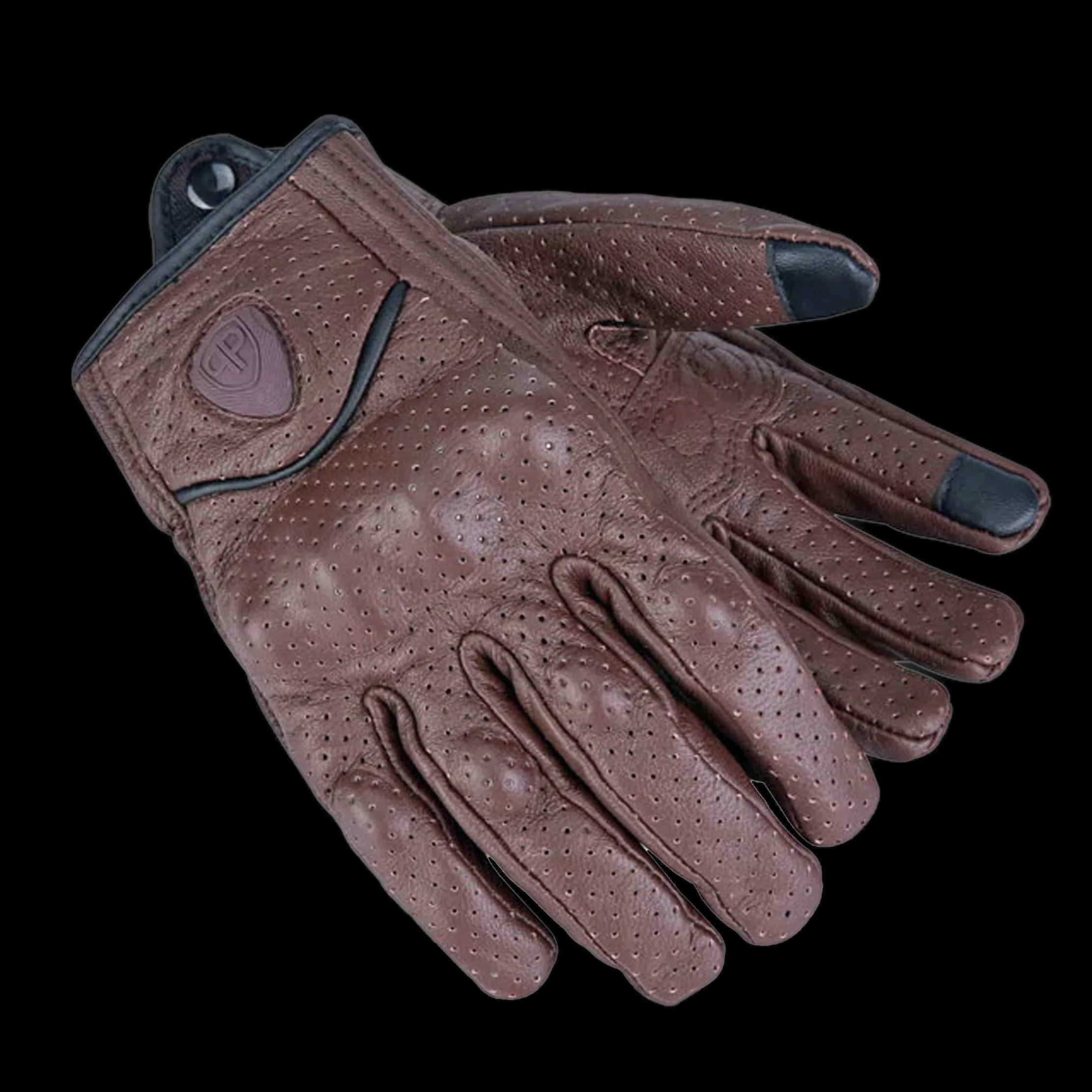 Touchscreen Leather Riding Gloves
