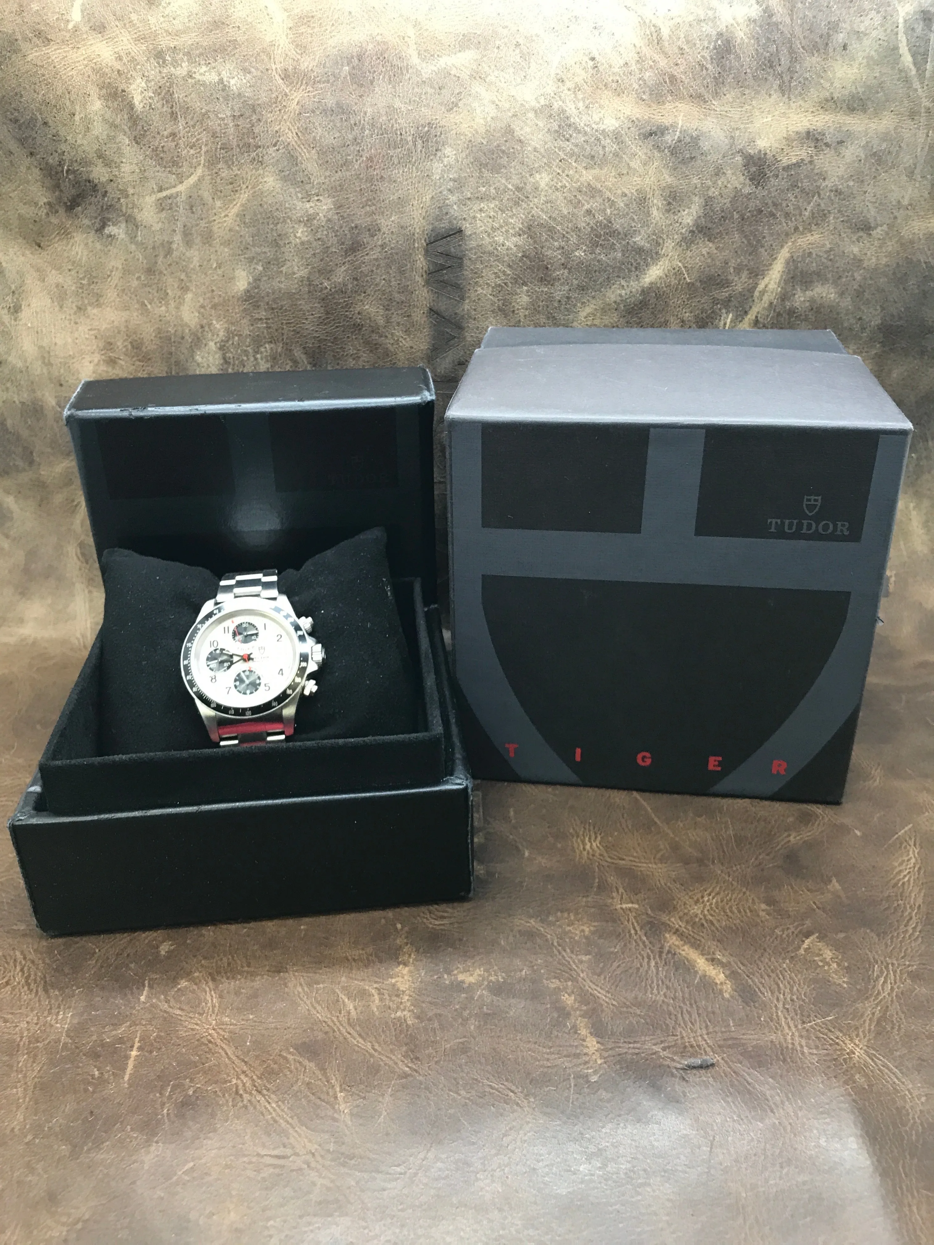 Tudor Prince Date Tiger 79260N White Panda Dial Automatic Men's Watch