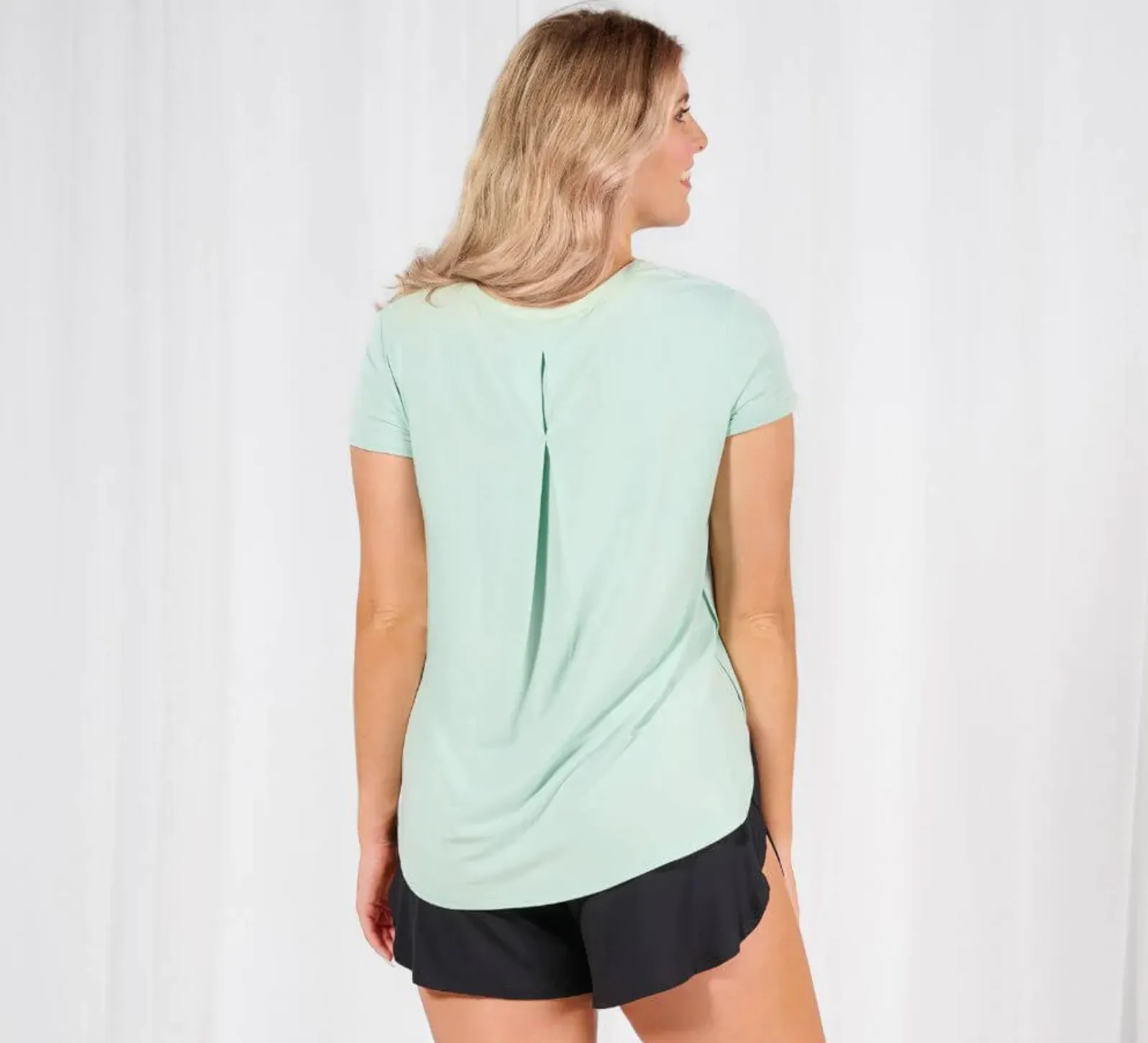 Tulip Tee Aqua- Small