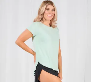 Tulip Tee Aqua- Small