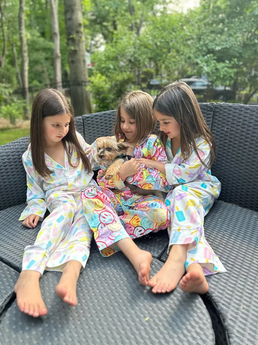 Tweenstyle Satin Loungewear Set - Smiley