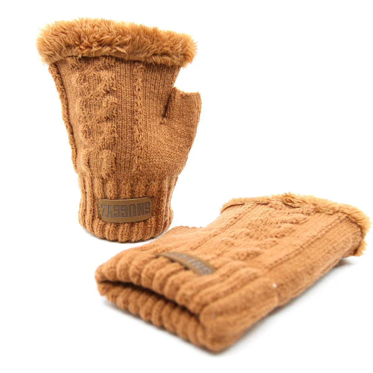 Ultra Plush Fingerless Gloves