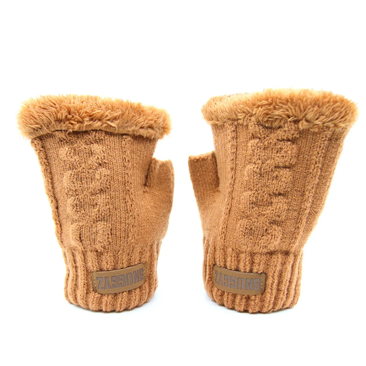 Ultra Plush Fingerless Gloves