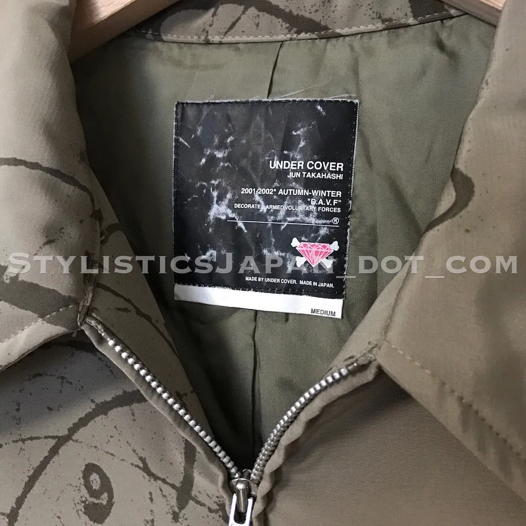 Undercover x Futura Vintage Atom Coaches Jacket Beige M