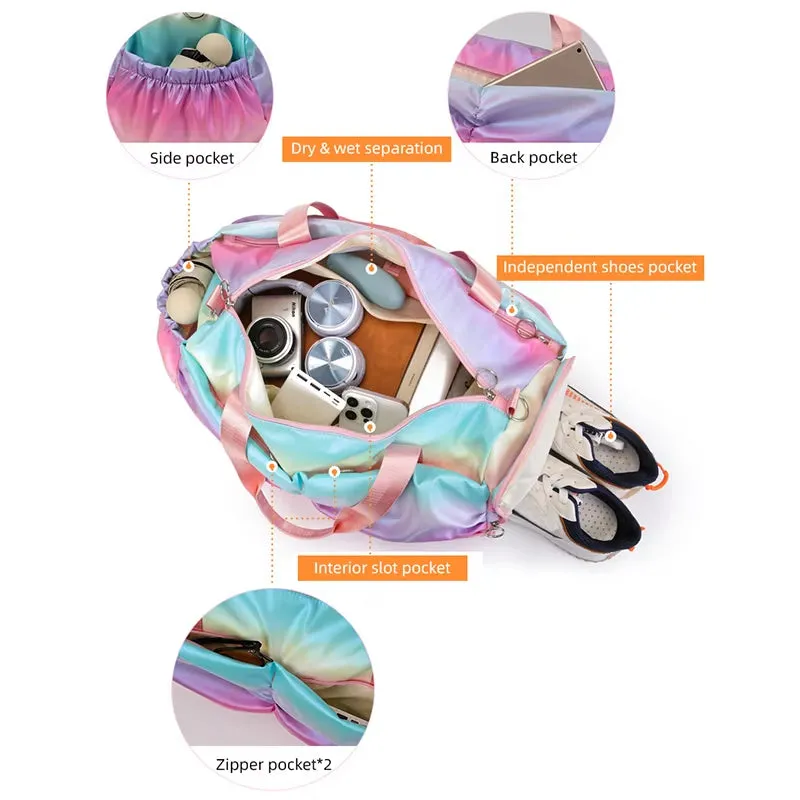 Unicorn Women Gym and Travel Fitness Bag