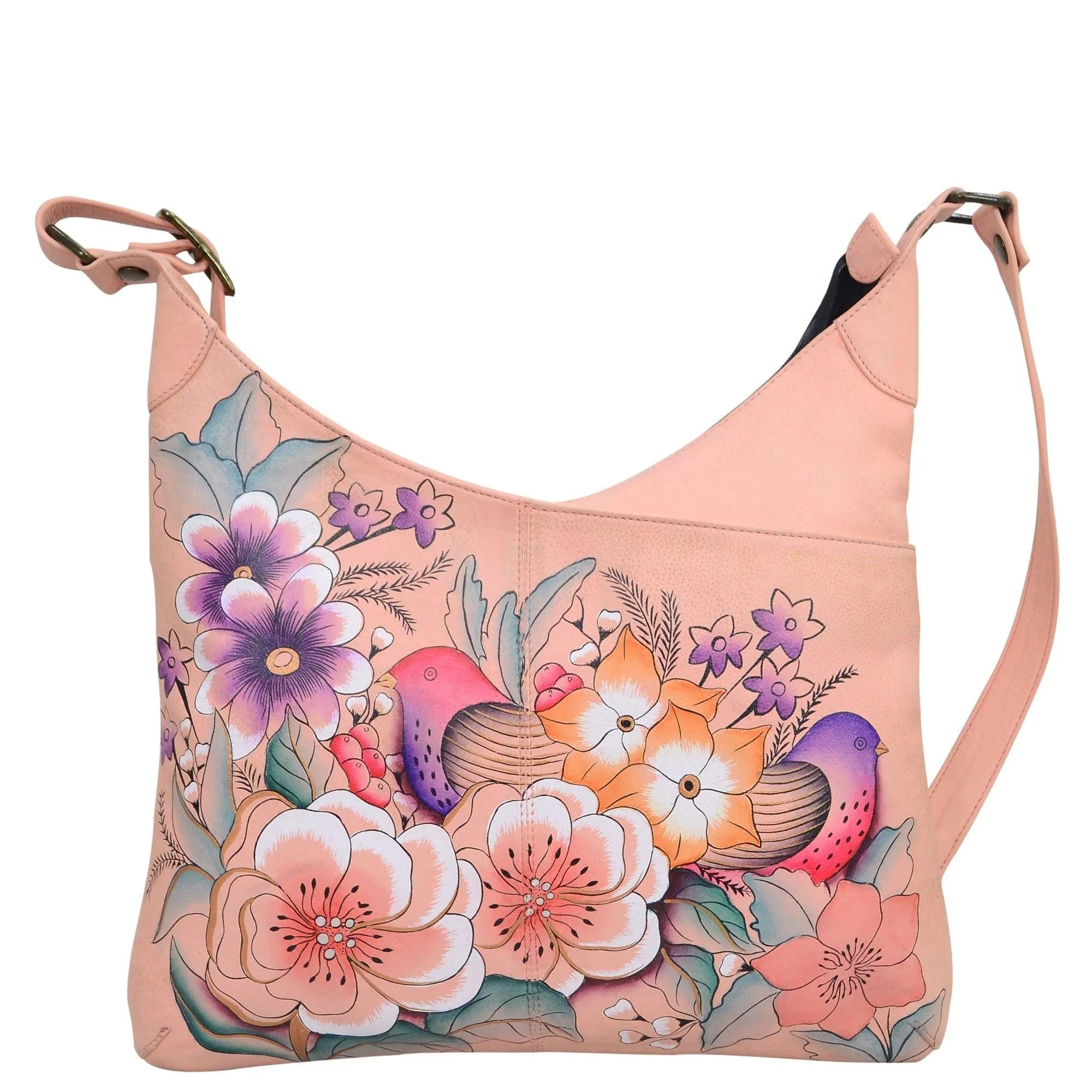 V Top Multi compartment Crossbody - 8281
